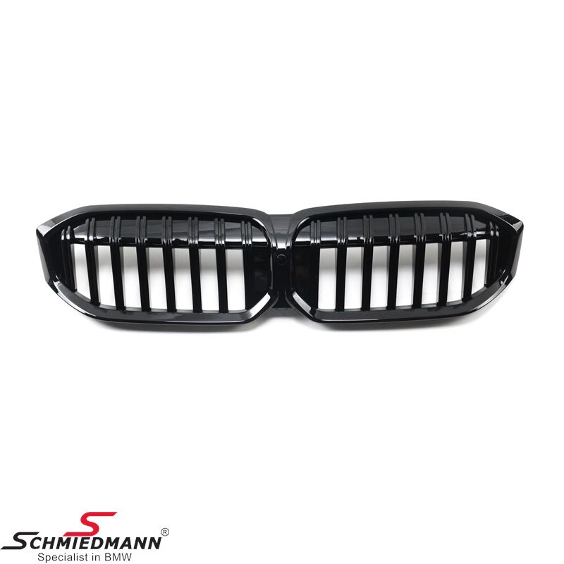 Kidneys - single grill - Motorsport II - high gloss black 