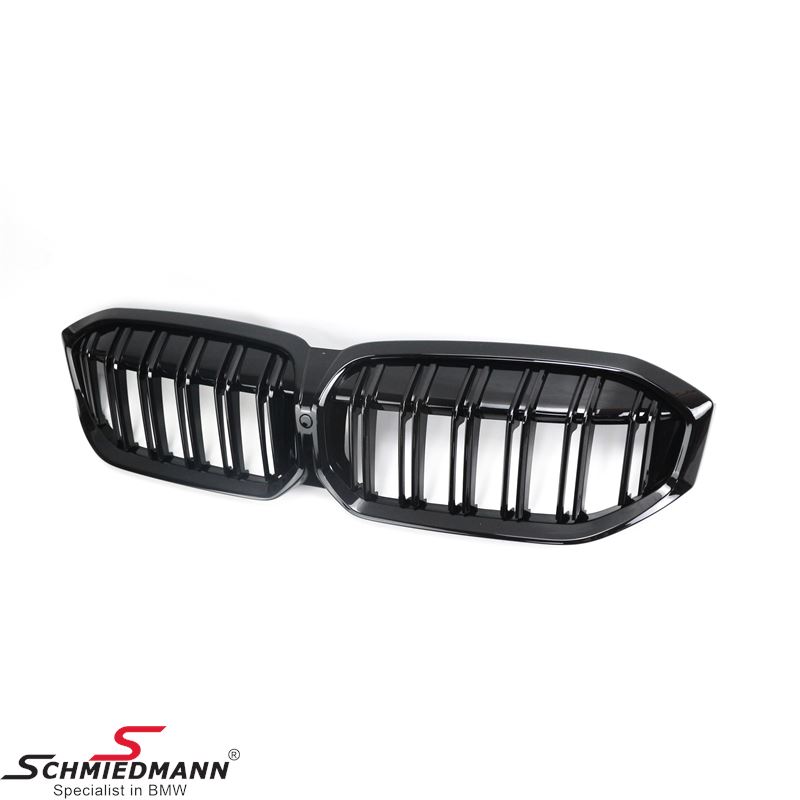 Kidneys - double grill - Motorsport III - high gloss black 