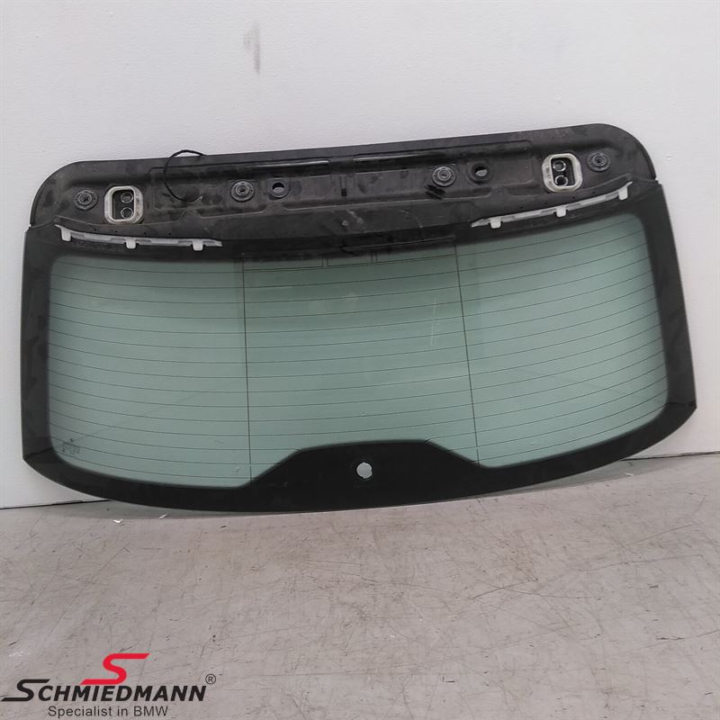 Windshield rear for trunk lid