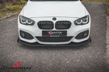 FRLF20LCIV3RCMD 宝马 F21LCI -  Maxton Design front splitter V.3 Racing Durability - Matte Black with Gloss flaps