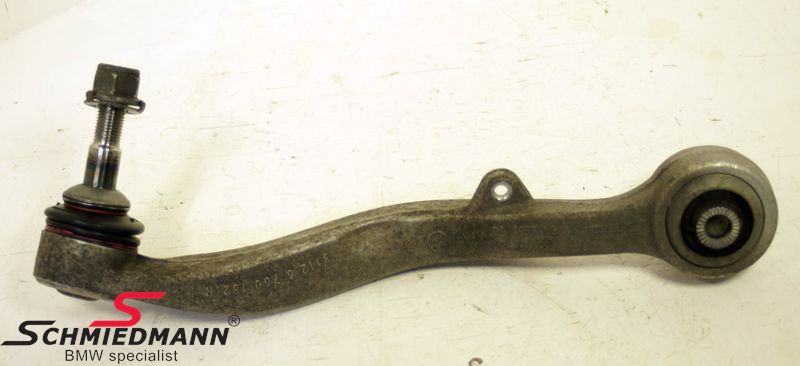 Wishbone alloy with rubber mounting R.-side