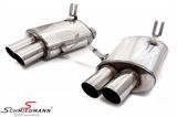 SCMMZ48586M86NR BMW Z4 (E86) -  Schmiedmann stainless steel sport rear silencer set 4XØ86MM 