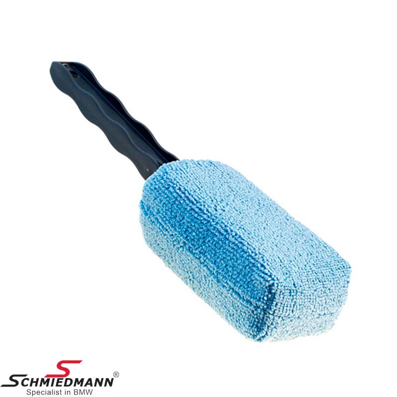 Soft wheel brush in mikrofiber - 28cm