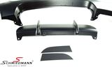 IN9293MOT2MB BMW E93 LCI -  Rear apron trimpanel -EVO- for M-Technic rearskirt Matte Black