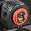 02855 宝马 R21 -  Car charger LED with rubber cap, 2x USB - waterproof