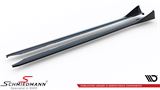 SKEXG87CAR-MD1 BMW G87 M2 -  Side skirt-extension set -Maxton Design- Carbon
