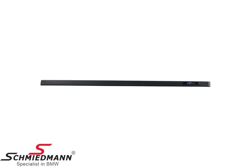 Bumper guard front door R.-side, black