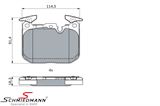 34116878882BO2 34116878882 34 11 6 878 882 6878882 宝马 F23 LCI -  Brake pads front