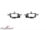 INF44EVO BMW F44 Gran Coupé -  Rear diffuser -EVO-line- high gloss black - includes square tailpipes in silver and mounting parts.