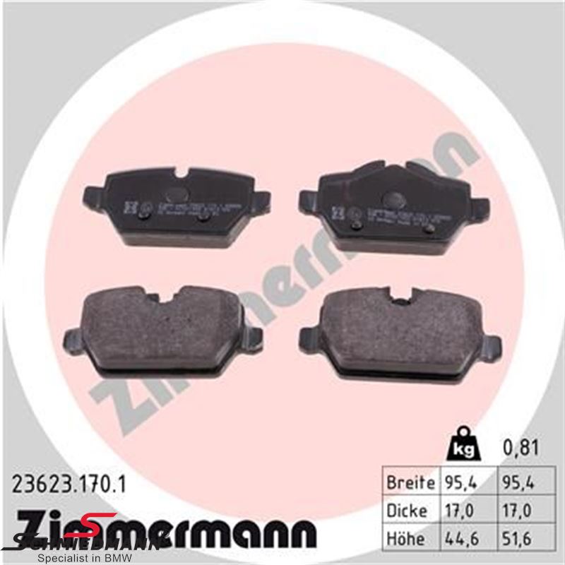 Brake pads rear