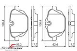 34216885451BO 34216885451 34 21 6 885 451 6885451 宝马 G32 GT LCI -  Brake pads rear