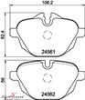 34216892641H 34216892641 34 21 6 892 641 6892641 宝马 X6 (G06 LCI) -  Brake pads rear