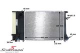 17111712978MO2 17111712978 17 11 1 712 978 1712978 BMW E30 -  Coolant radiator - for models with A/C
