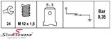 61311243414H 61311243414 61 31 1 243 414 1243414 宝马 1500-2000CS -  Oil pressure switch