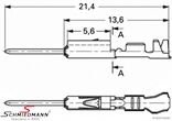 61131393723HB 61131393723 61 13 1 393 723 1393723 宝马 F23 -  Socket terminal MQS 0,5-0,75MM²