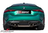 S-BM-TI-33H 宝马 G80 M3 -  Akrapovic sport rear silencer, Slip-On Line (Titanium) tail pipes must be bought separately