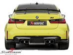 S-BM-TI-33H 宝马 G80 M3 -  Akrapovic sport rear silencer, Slip-On Line (Titanium) tail pipes must be bought separately