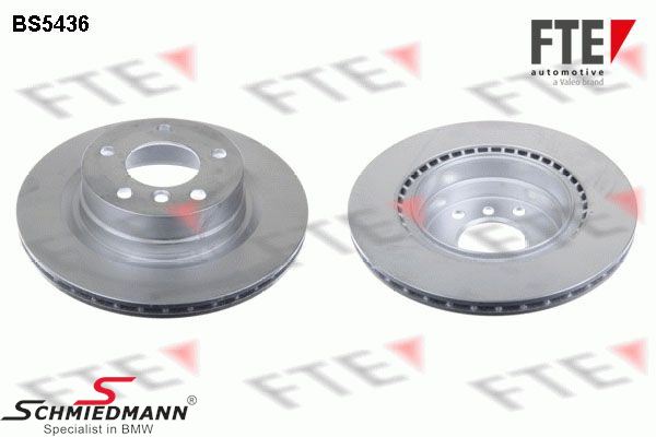 Brake disc rear 300X20mm - ventilated