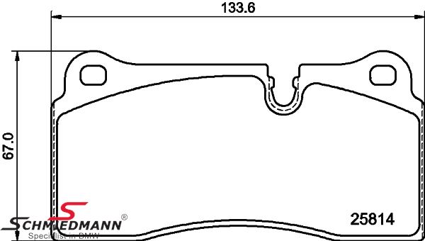 Brake pads rear