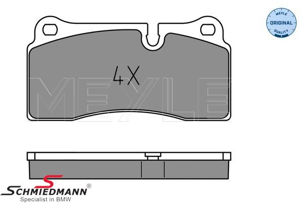 Brake pads rear