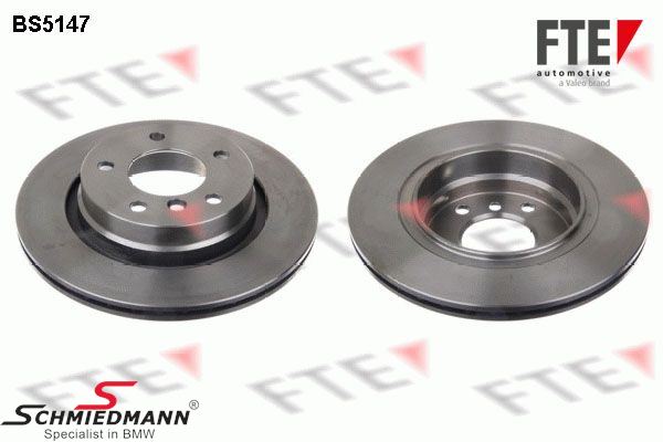 Brake disc rear 294X19mm -  ventilated