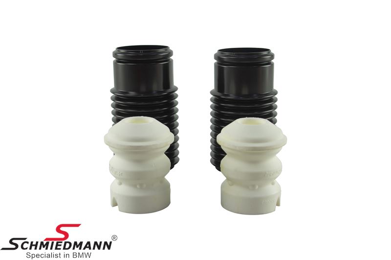 Protection tube set - for shockabsorber front.