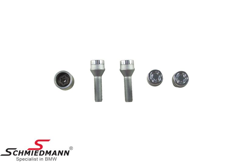 Wheel lock set M12X1.5