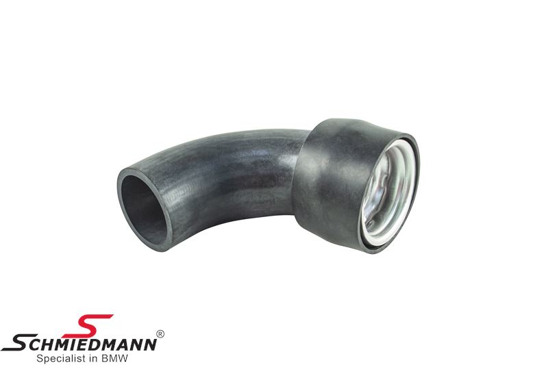 Intercooler hose top between intercooler and throttle housing