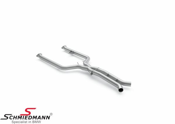 Eisenmann middle-silencer replacement/X-pipe