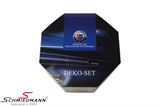 4100284  Alpina deko-set complete silver 