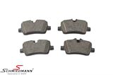 34208844393Z 34208844393 34 20 8 844 393 8844393 宝马 G28 -  Brake pads rear complete set