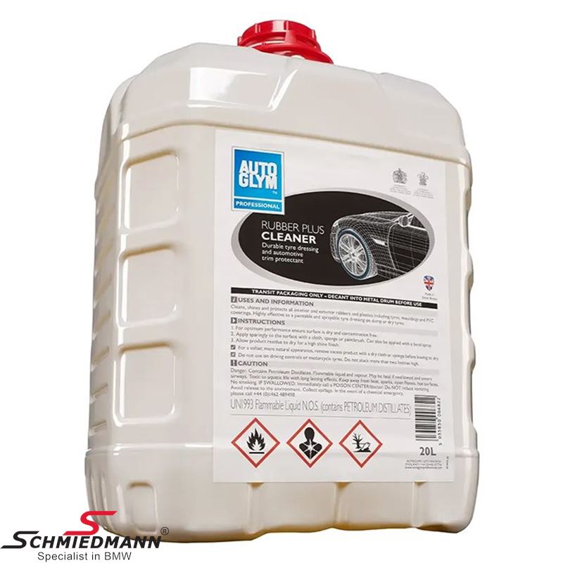 Autoglym Rubber Plus Cleaner, plastic and rubber cleaner, 20l