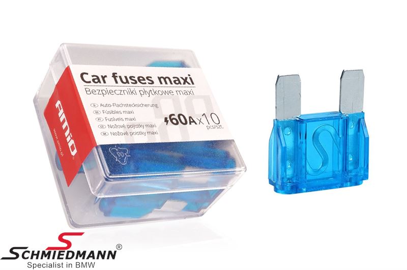 Blade fuse set Maxi - 60A, 10 pcs