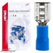 03067 宝马 M4 GT4 -  Spade type connectors female - 7.4mm, 1.5-2.5mm2, 15A, 10 pcs