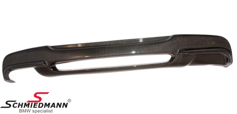 Rear apron trimpanel EVO air for M-Tech. type 2 rearskirt genuine carbon (Please note the installation instructions)