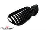 NSK6364H BMW E64 -  Kidney set high-gloss black 