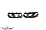 NSK6364H BMW E64 -  Kidney set high-gloss black 