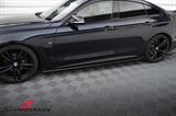 SKF36GCV3-MD BMW F32 LCI -  Maxton Design side skirt extension set V.3, glossy black