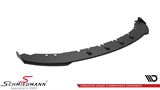 FRLF323336SP-MD BMW F32 LCI -  Maxton Design Street Pro front splitter, Matte Black with Gloss flaps