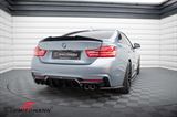 INF32DUAL-MD2 宝马 F36 -  Maxton Design rear diffuser, dual exhausts, gloss black