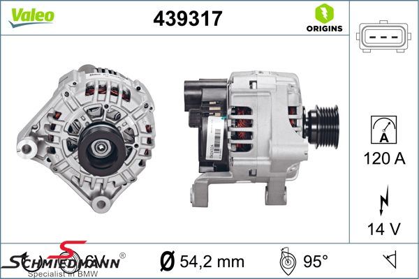 Alternator 120A 