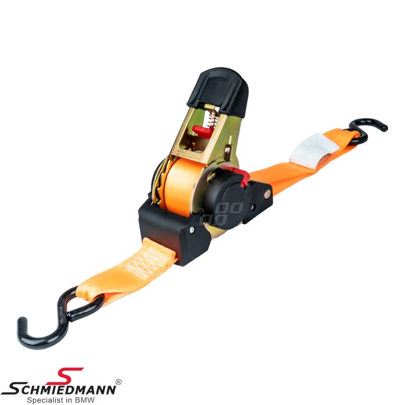 Tie down strap - with automatic ratchet, 640/320kg, 25mm, 3.5m S-type