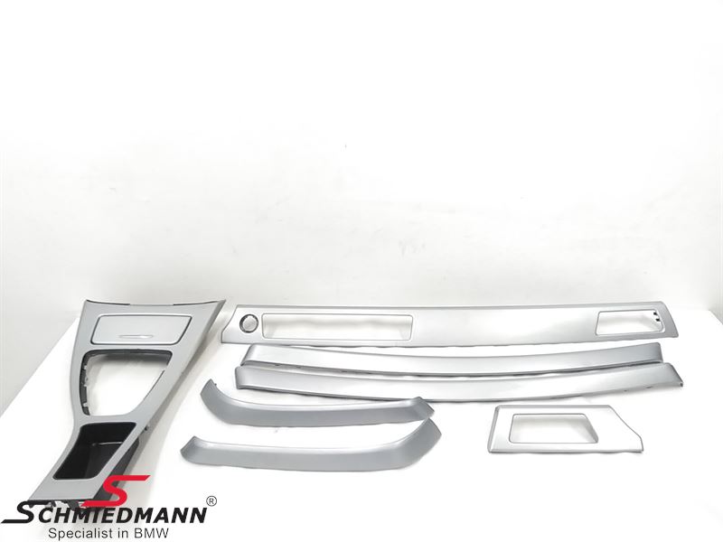 Interior moulding set "Alloy" for doors/center console and dashboard