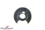 34211160643IC 34211160643 34 21 1 160 643 1160643 BMW E36 -  Brake protection plate, rear, left side