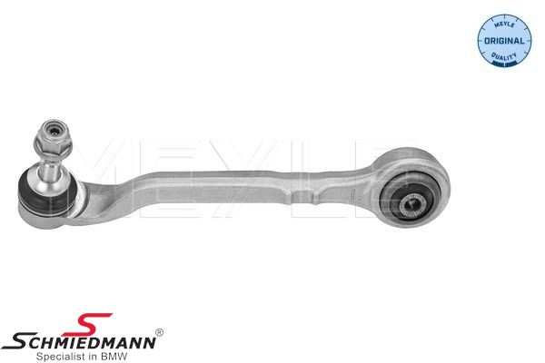 Wishbone front left side - lower rear, aluminium with rubber mounting