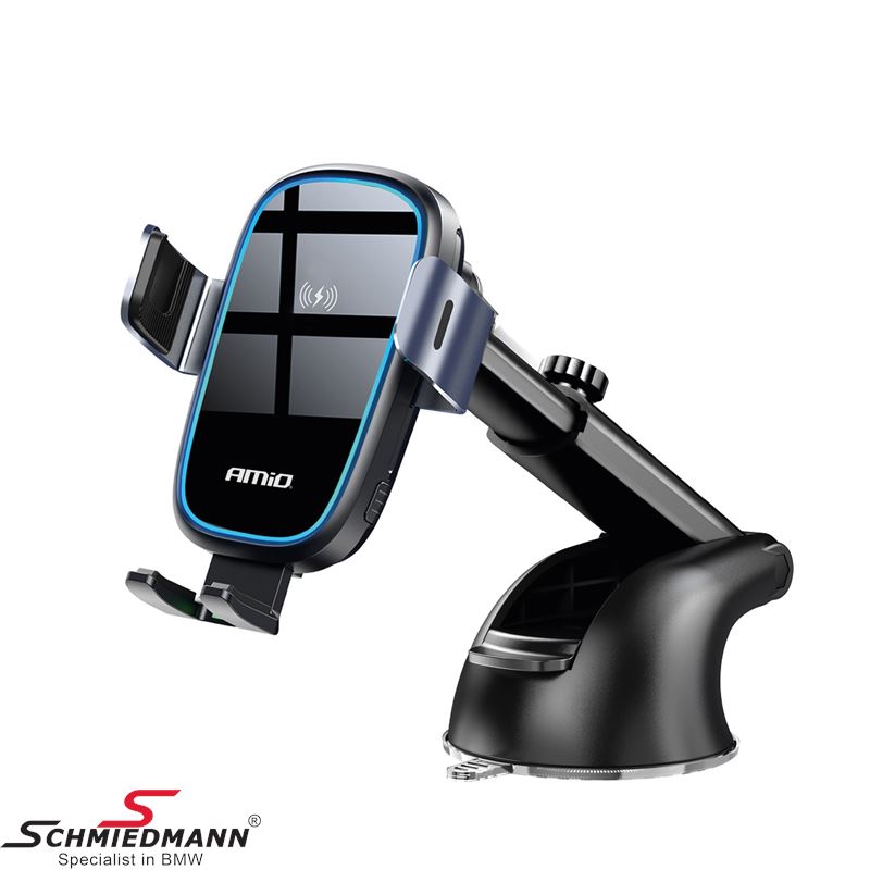 Wireless phone holder - for dashboard/front windshield 