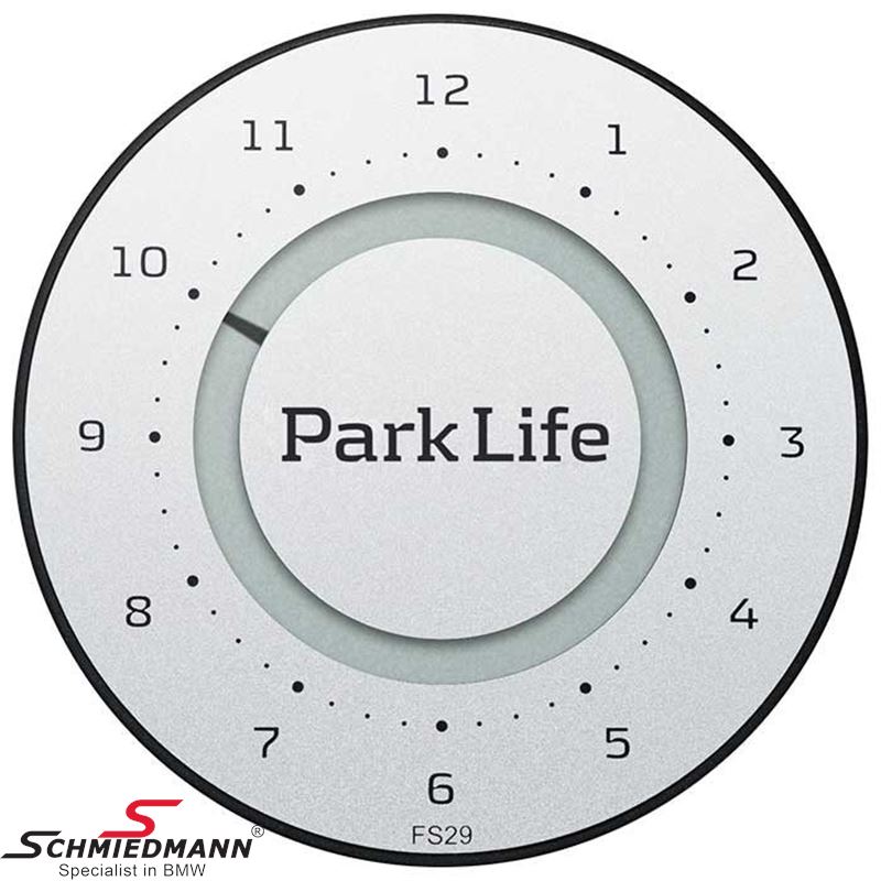 Parklife Parking disc, Titanium silver, FS29