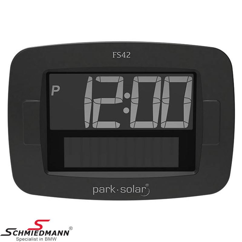 Park Solar, Parking disc, Magnetic Elektronisk, black