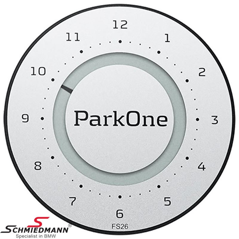 ParkOne Parking disc, Titanium silver, FS26