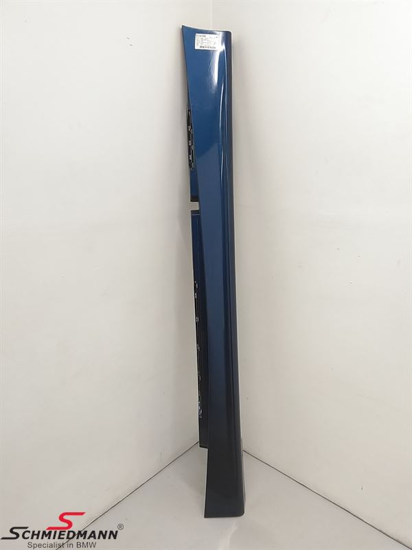 Door sill trim panel left A19 sydney-blau metallic